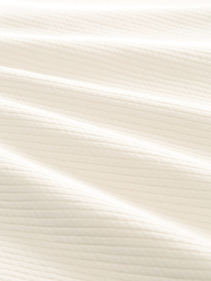 structured crew neck sweat, Gardenia White 10348 Bild 2