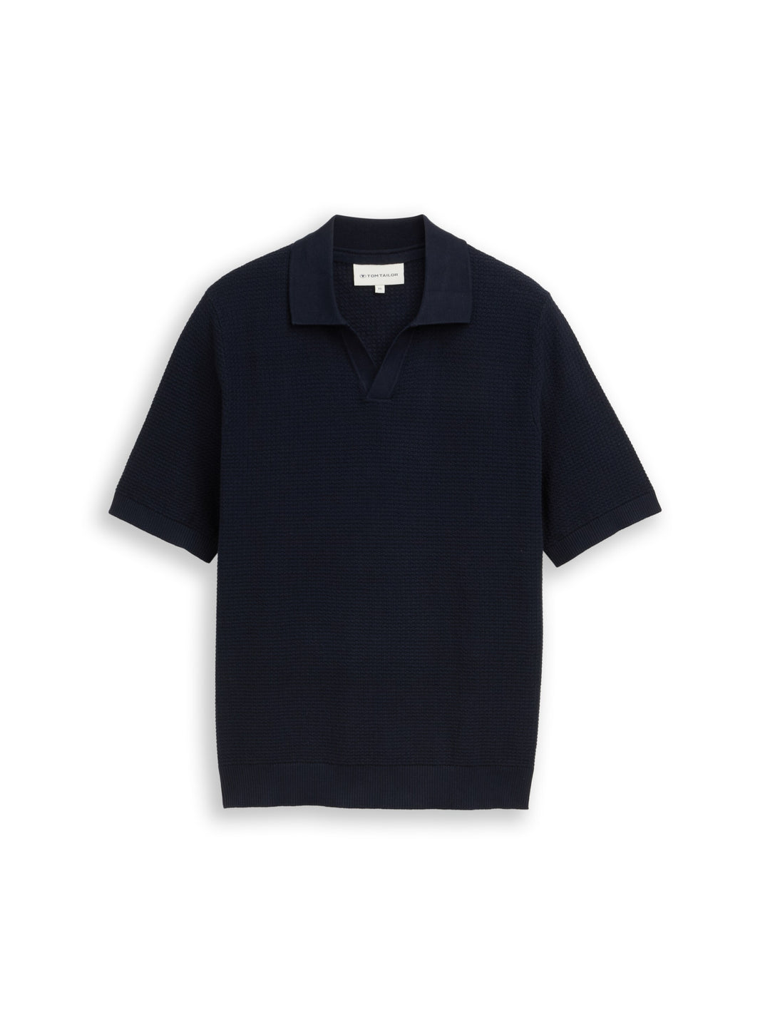 structured knit polo, sky captain blue 10668 Bild 1