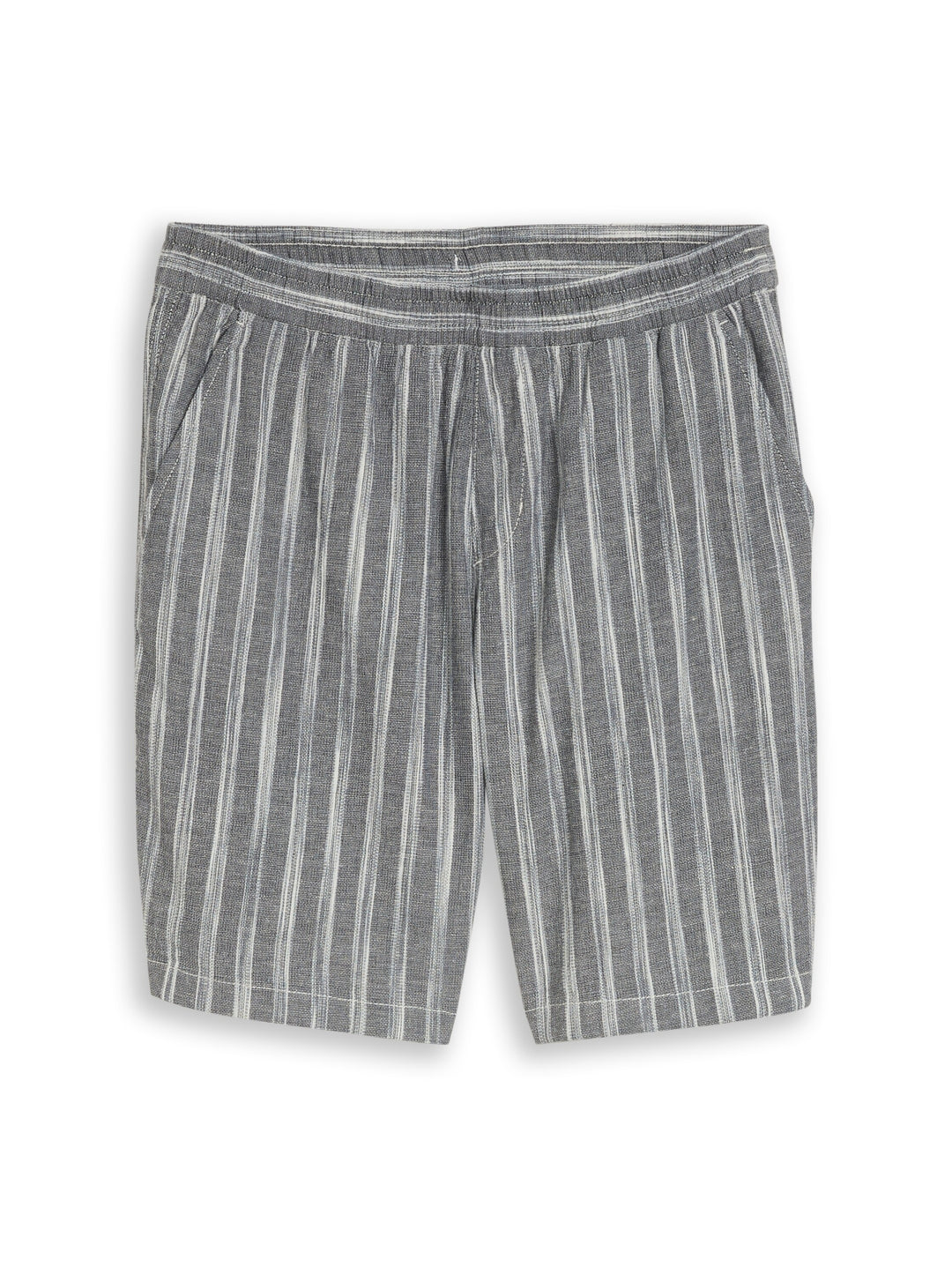 structured linen optic beach s, black greyish stripe 39522 Bild 1