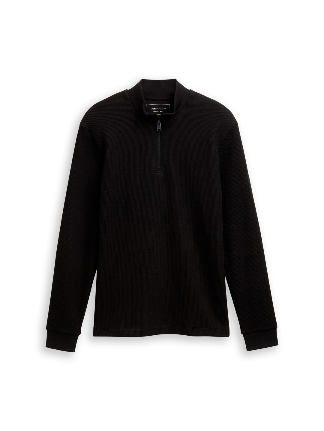 structured longsleeve, Black 29999 Bild 1