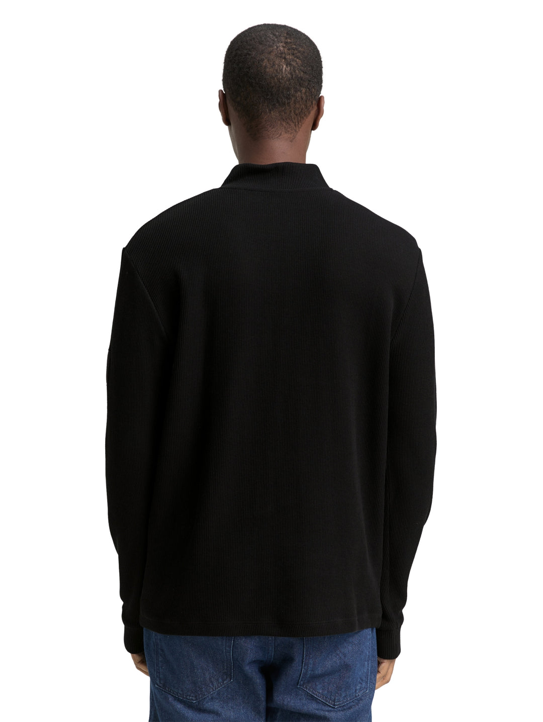structured longsleeve, Black 29999 Bild 4