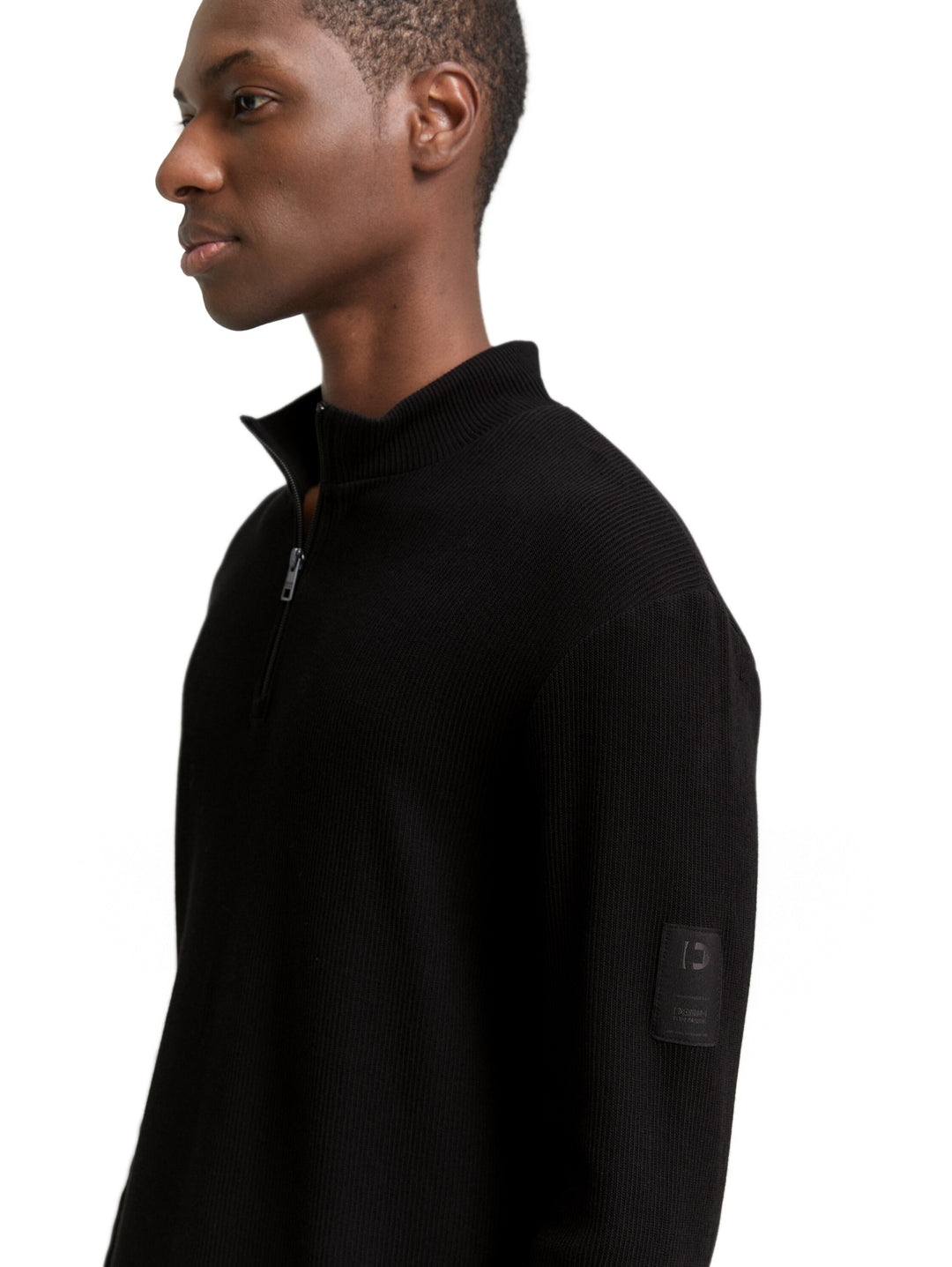 structured longsleeve, Black 29999 Bild 6