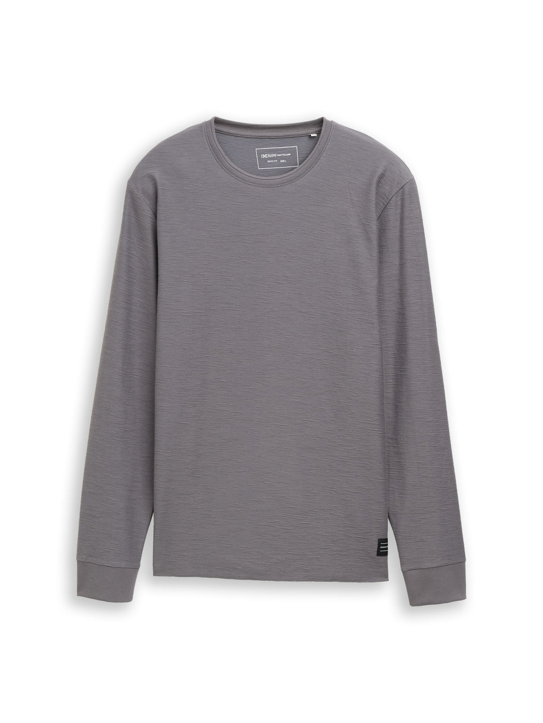 structured longsleeve, classic grey 31004 Bild 1