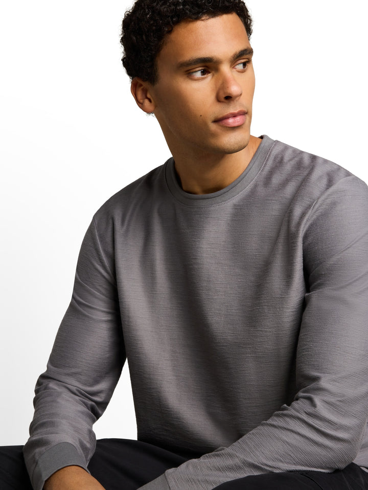 structured longsleeve, classic grey 31004 Bild 5