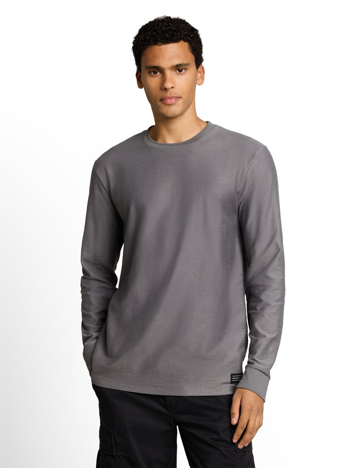 structured longsleeve, classic grey 31004 Bild 6