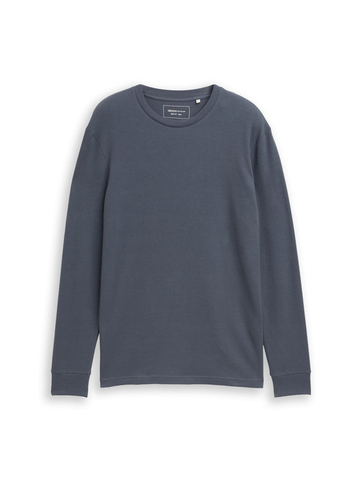 structured longsleeve, urban medium grey 21756 Bild 1