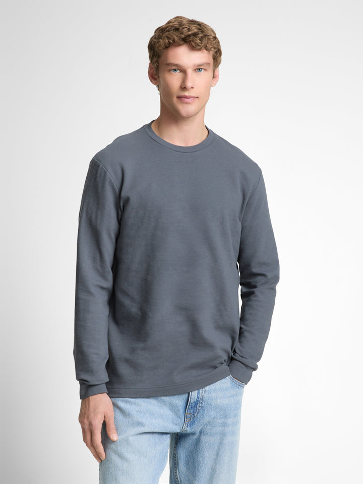 structured longsleeve, urban medium grey 21756 Bild 5