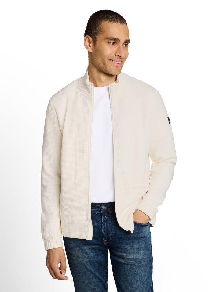 structured stand up sweat jack, Gardenia White 10348 Bild 5