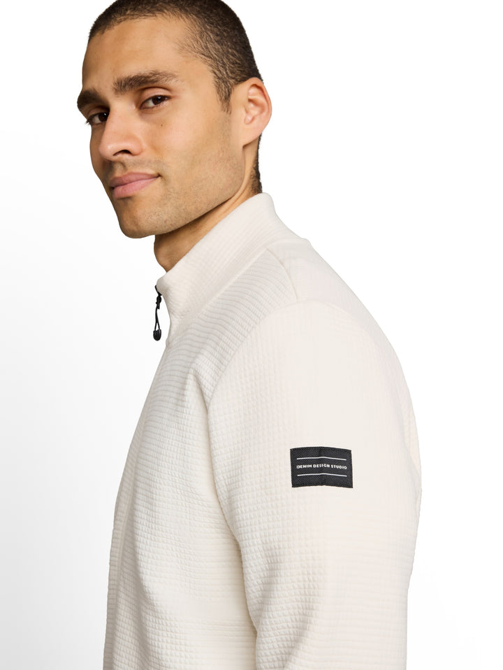 structured stand up sweat jack, Gardenia White 10348 Bild 6