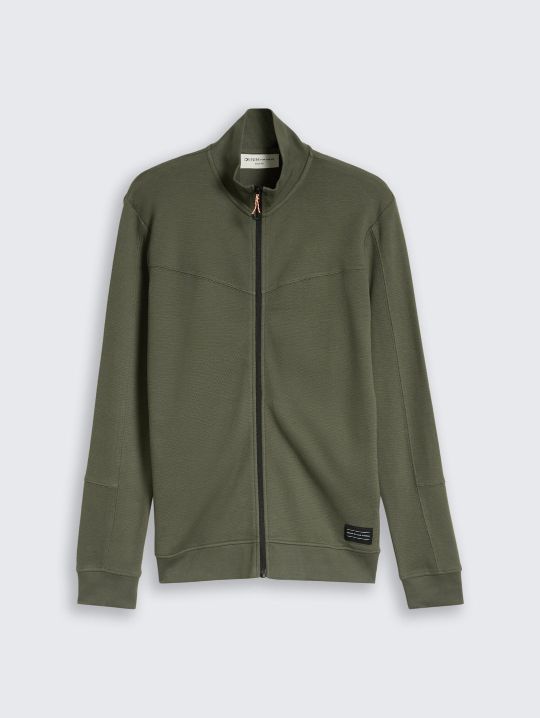 structured sweat jacket, urban olive green 23802 Bild 1