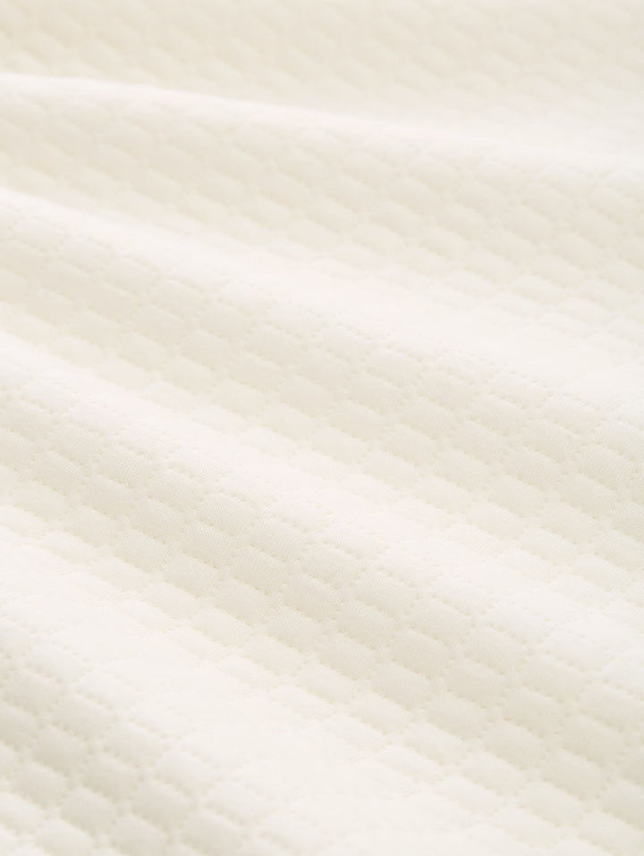 structured sweat troyer, Wool White 12906 Bild 2