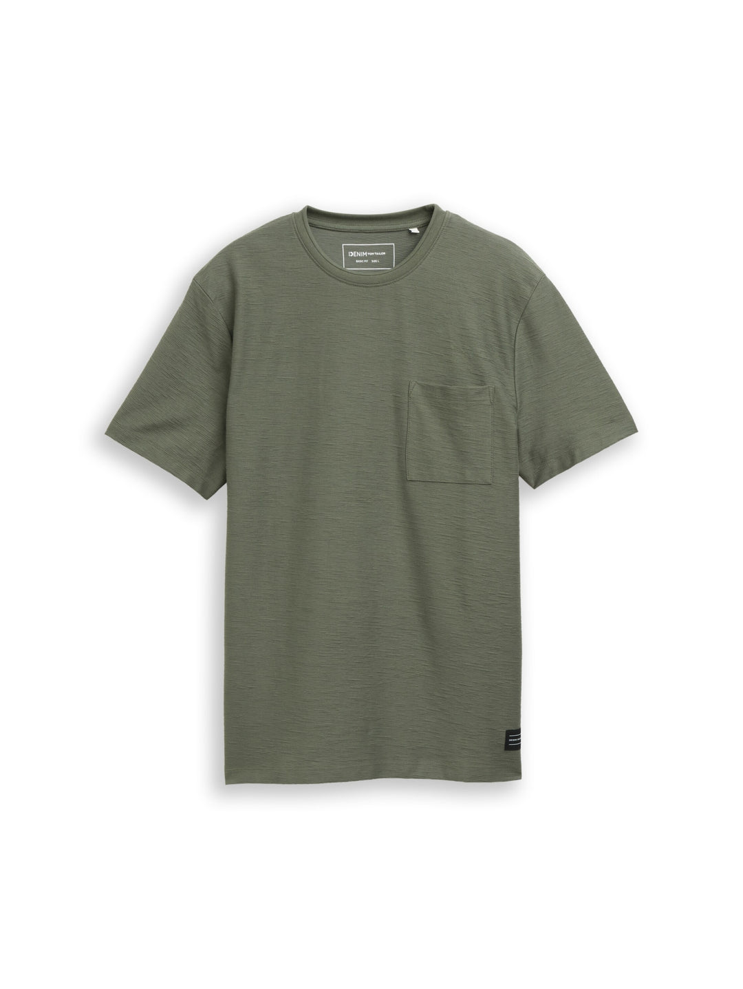 structured t-shirt with pocket, urban olive green 23802 Bild 7