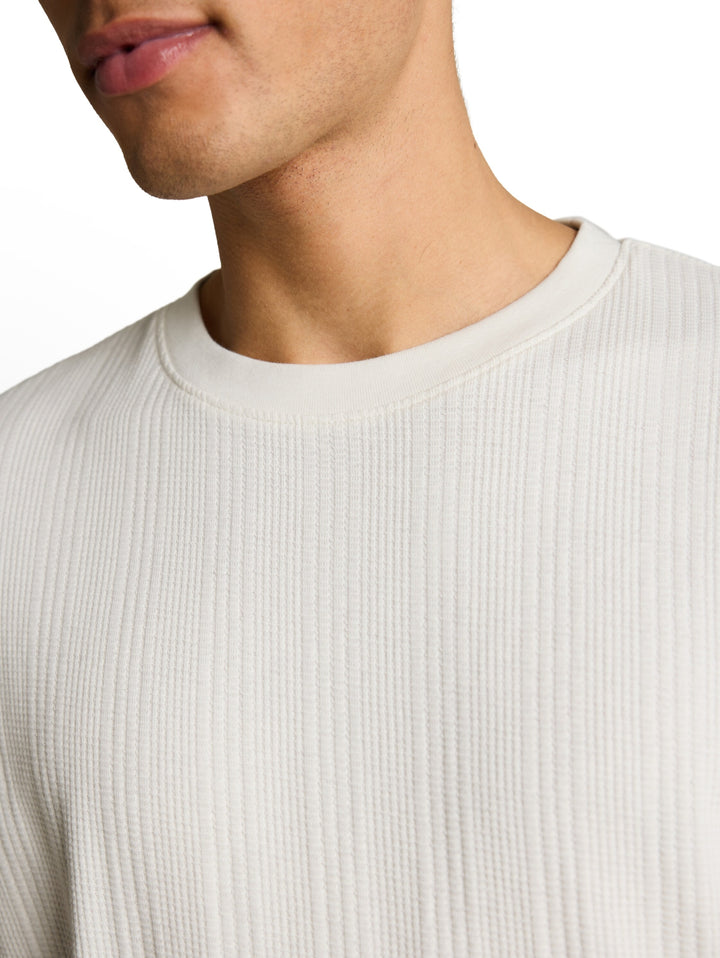 structured t-shirt, Wool White 12906 Bild 6