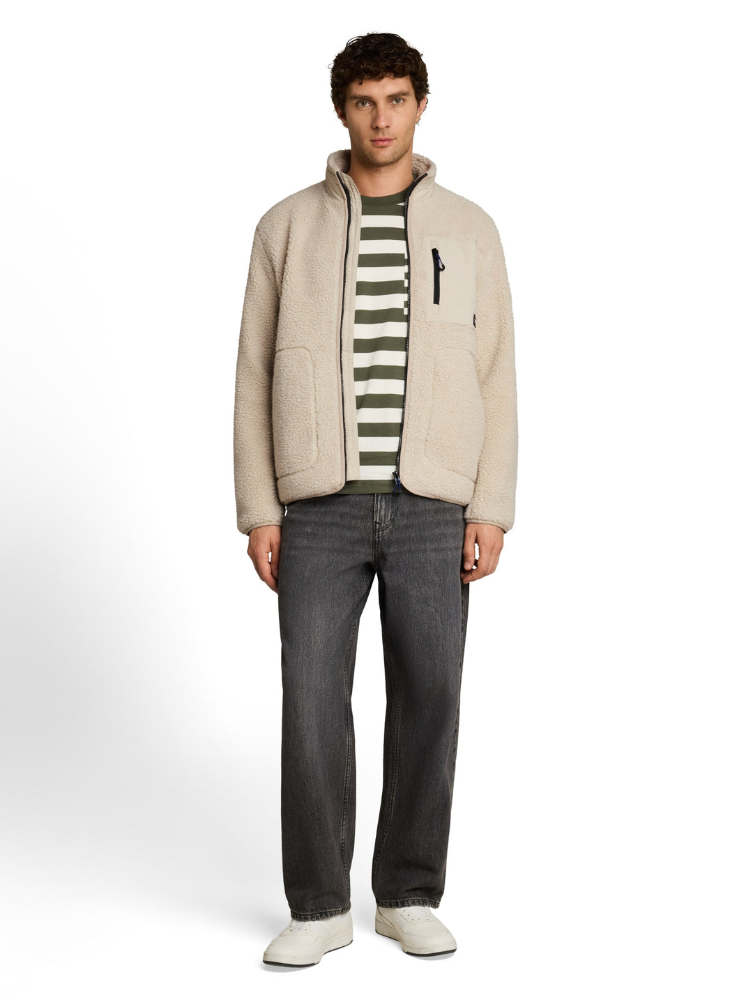 teddy jacket, Dusty Beige 12365 Bild 3