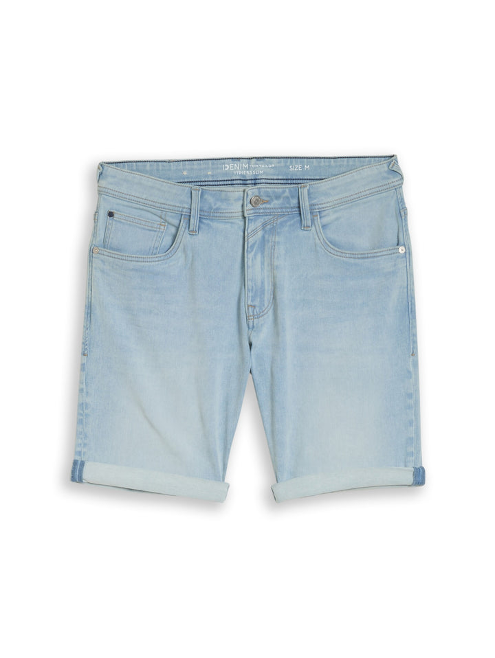 TTPIERS SLIM SHORTS, Used Bleached Blue Denim 10117 Bild 1
