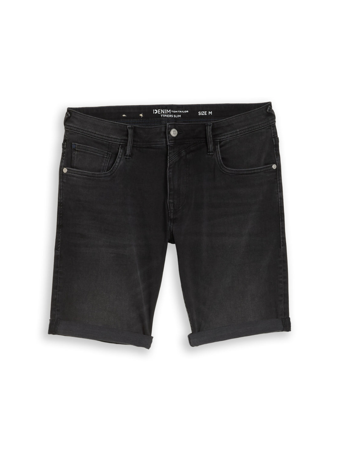 TTPIERS SLIM SHORTS, used dark stone black denim 10250 Bild 1