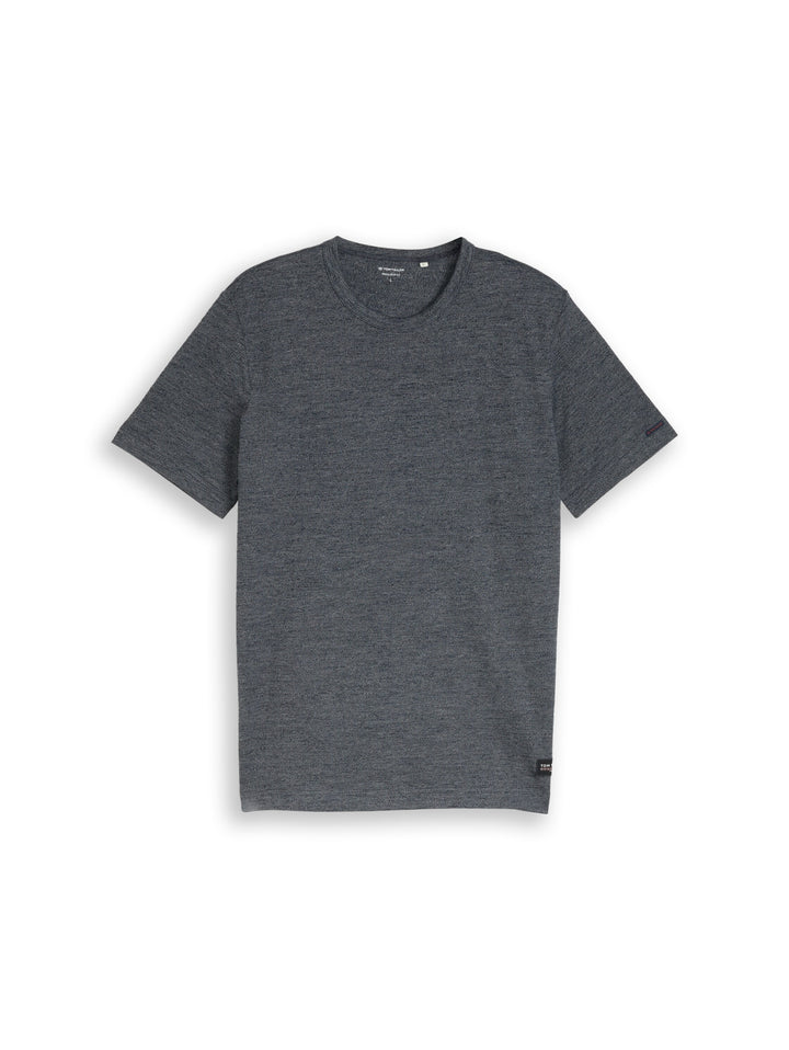 detailed fine striped t-shirt, navy gardenia white injected 40038 Bild 1