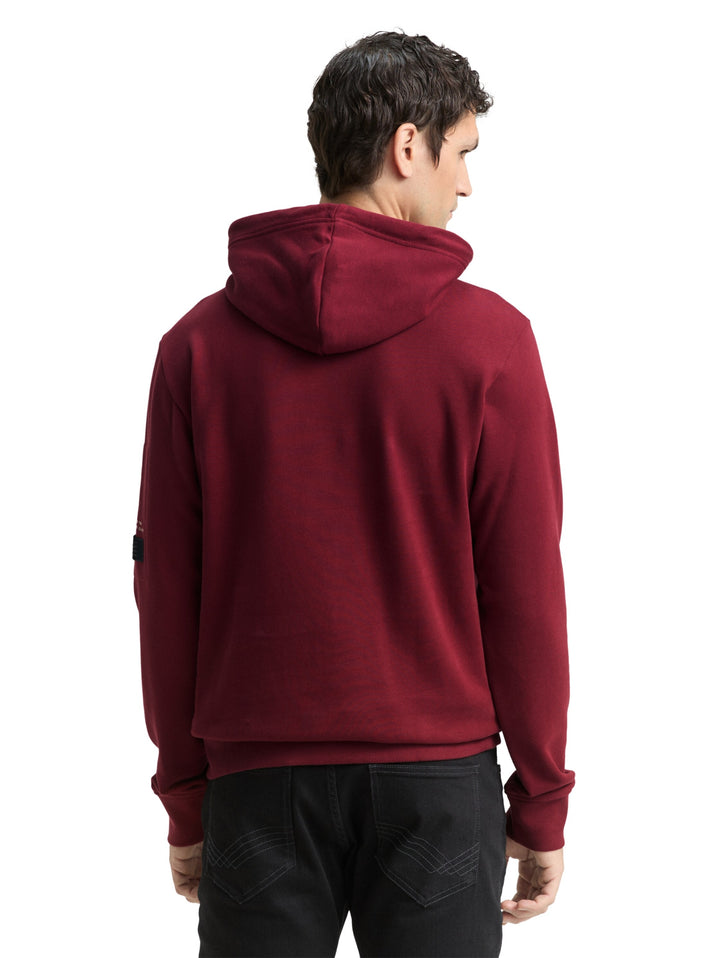 detailed hoodie, Cabarnet Bordeaux Red 14155 Bild 4