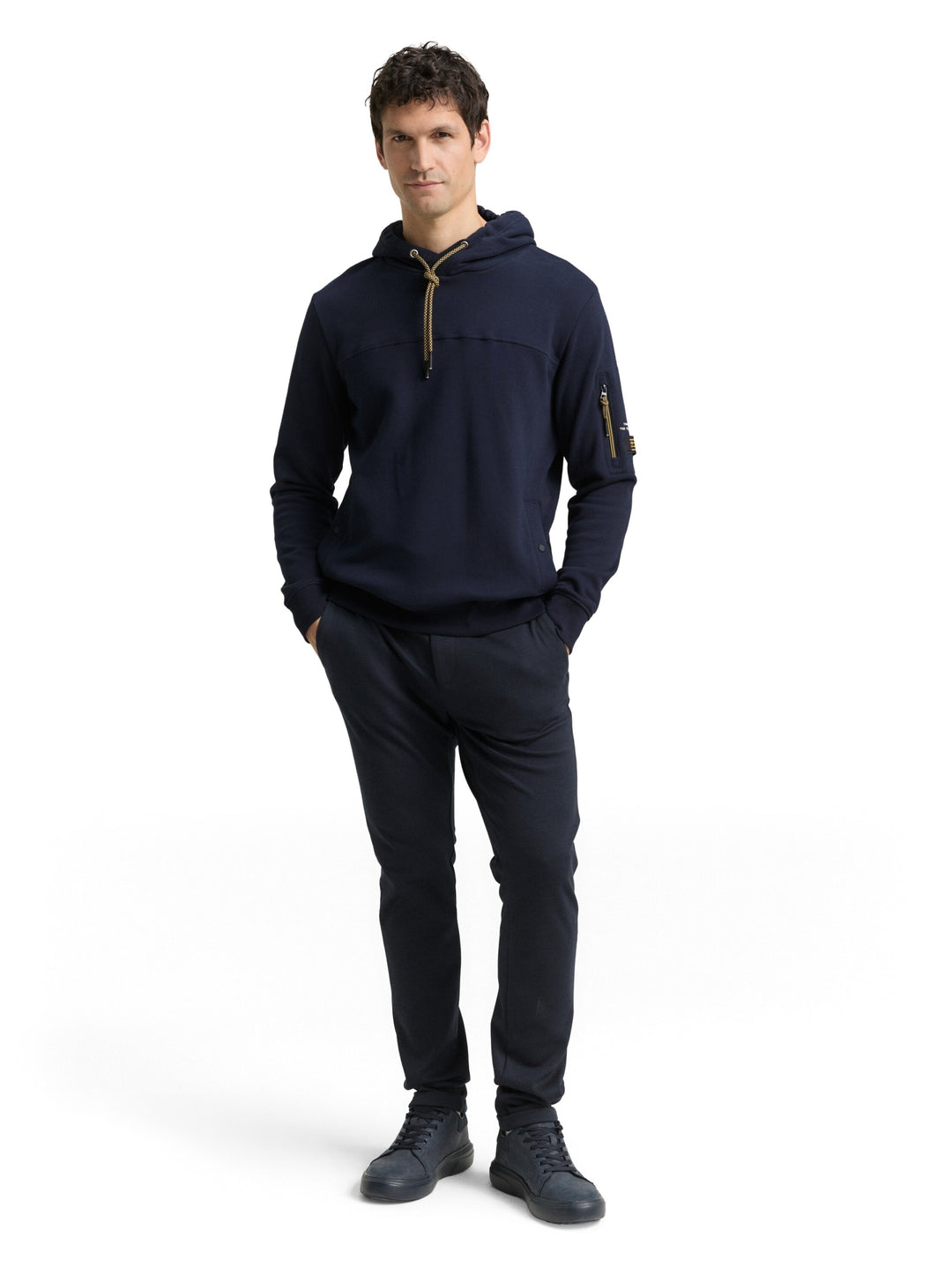detailed hoodie, sky captain blue 10668 Bild 3