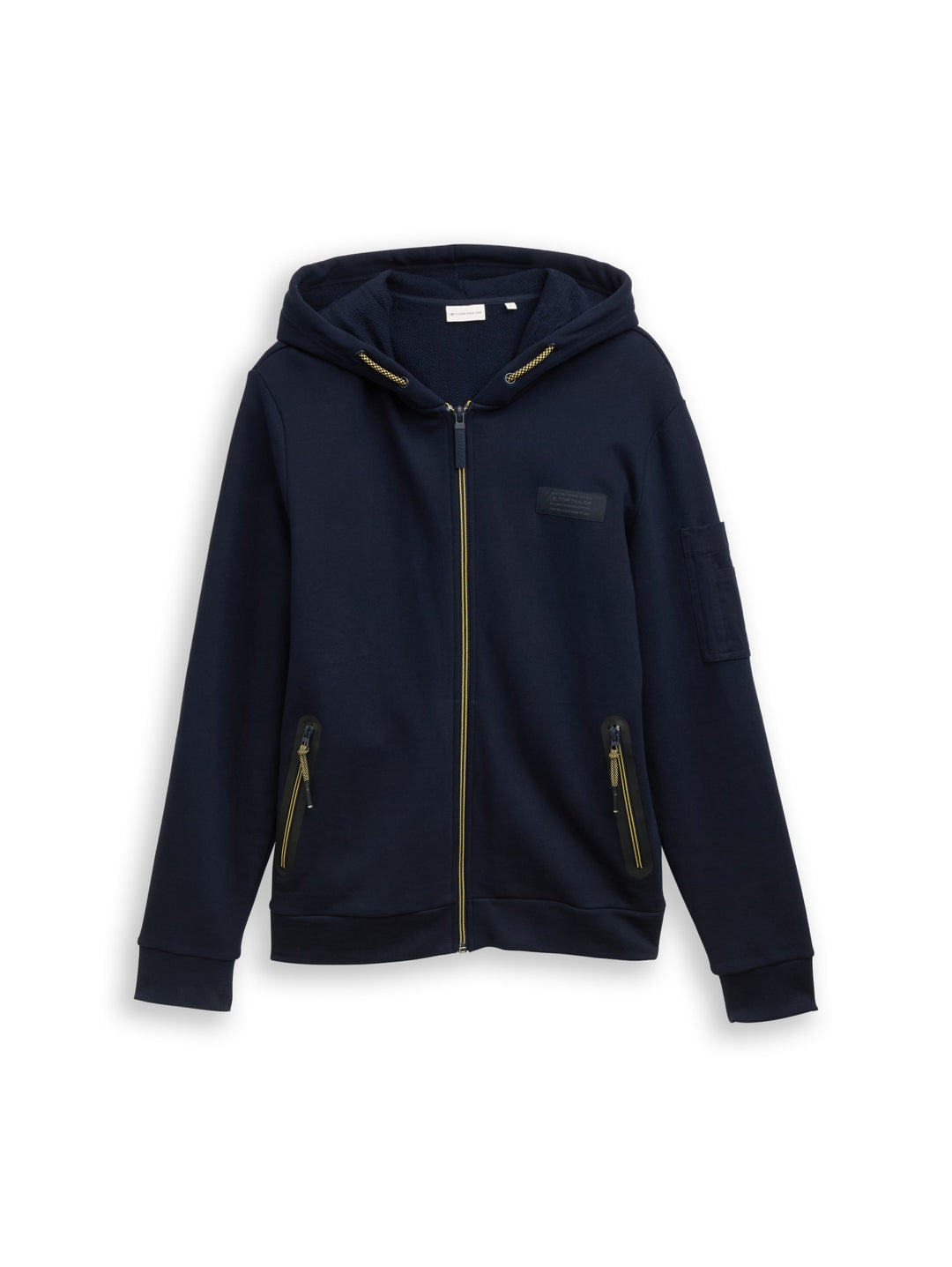 detailed hoodie sweatjacket, sky captain blue 10668 Bild 1