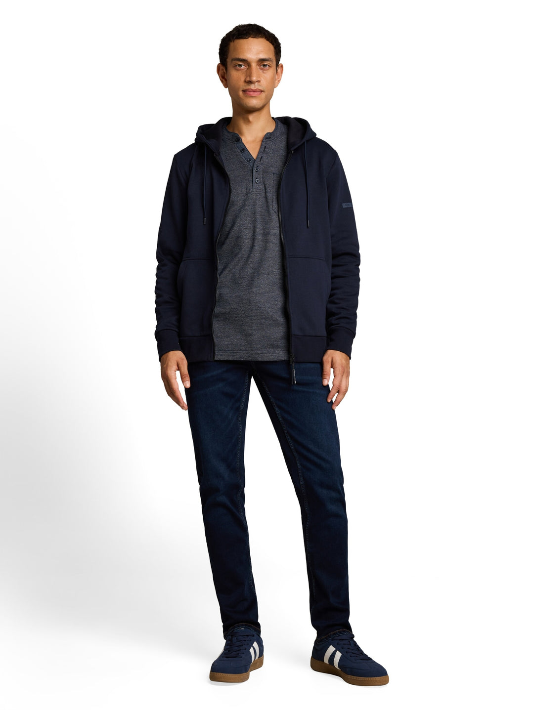 detailed serafino, navy gardenia white injected 40038 Bild 9
