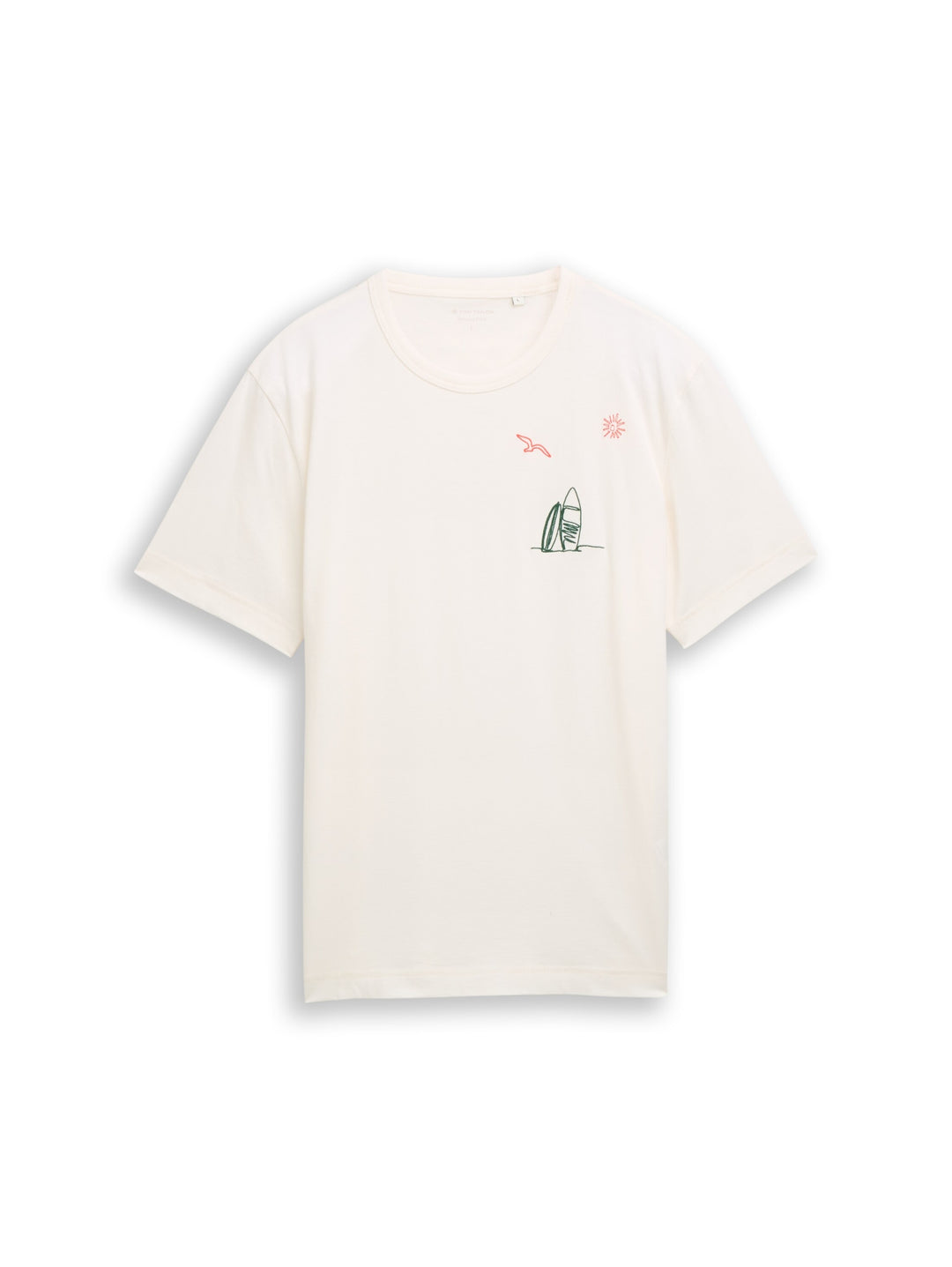detailed t-shirt, Gardenia White 10348 Bild 1