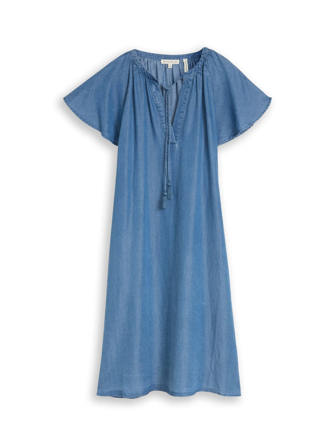 dress feminine denim look, Clean Light Stone Blue Denim 10112 Bild 1