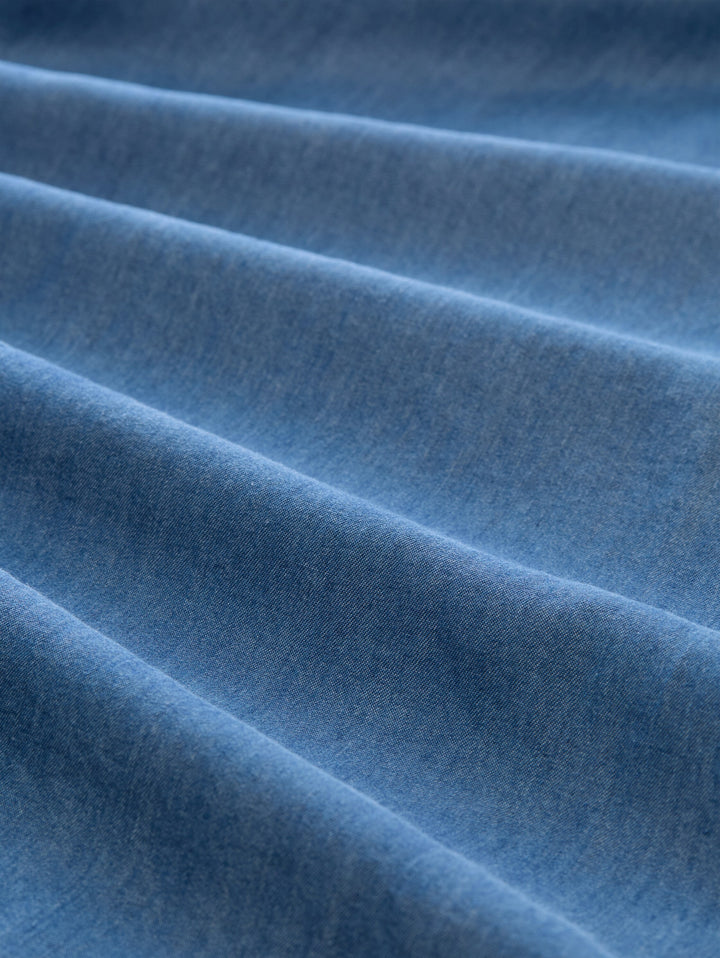 dress feminine denim look, Clean Light Stone Blue Denim 10112 Bild 2