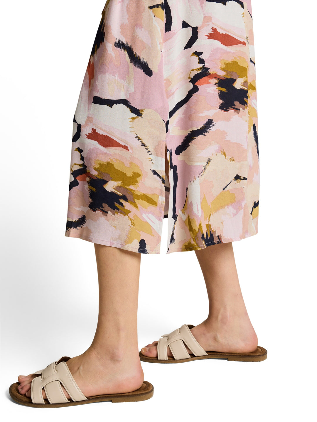 dress feminine printed, big abstract flower print 39736 Bild 5