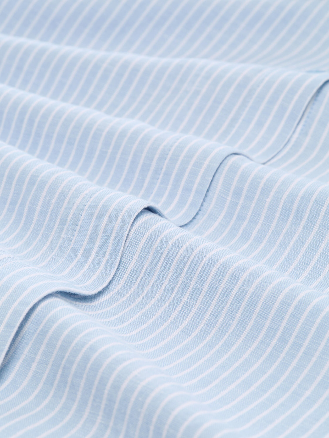 dress linen with belt, fjord blue irregular stripe 39908 Bild 3