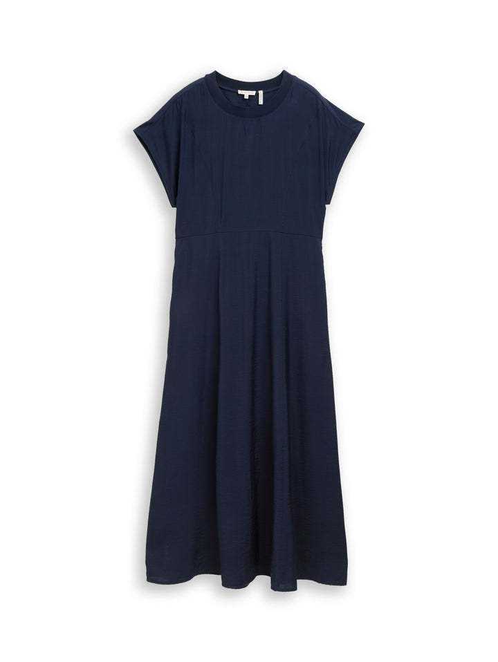 dress with rib collar, sky captain blue 10668 Bild 1