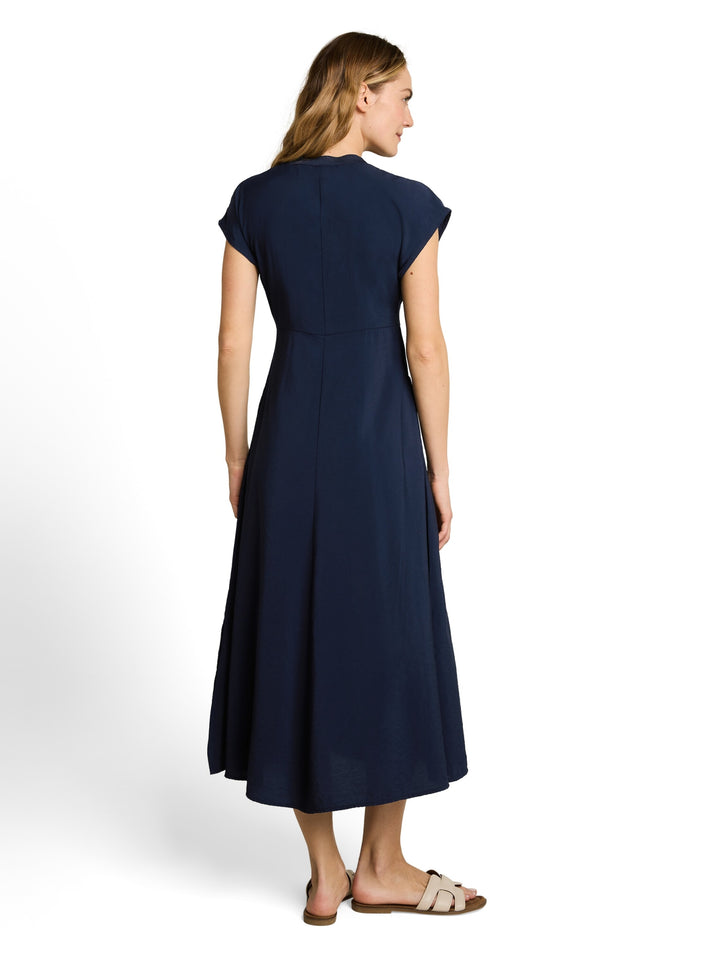 dress with rib collar, sky captain blue 10668 Bild 4