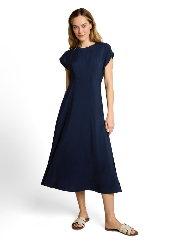 dress with rib collar, sky captain blue 10668 Bild 5