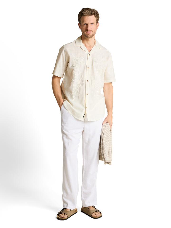 embroidered shirt, Gardenia White 10348 Bild 3