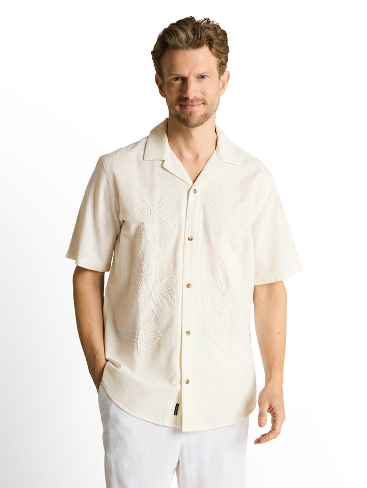 embroidered shirt, Gardenia White 10348 Bild 5