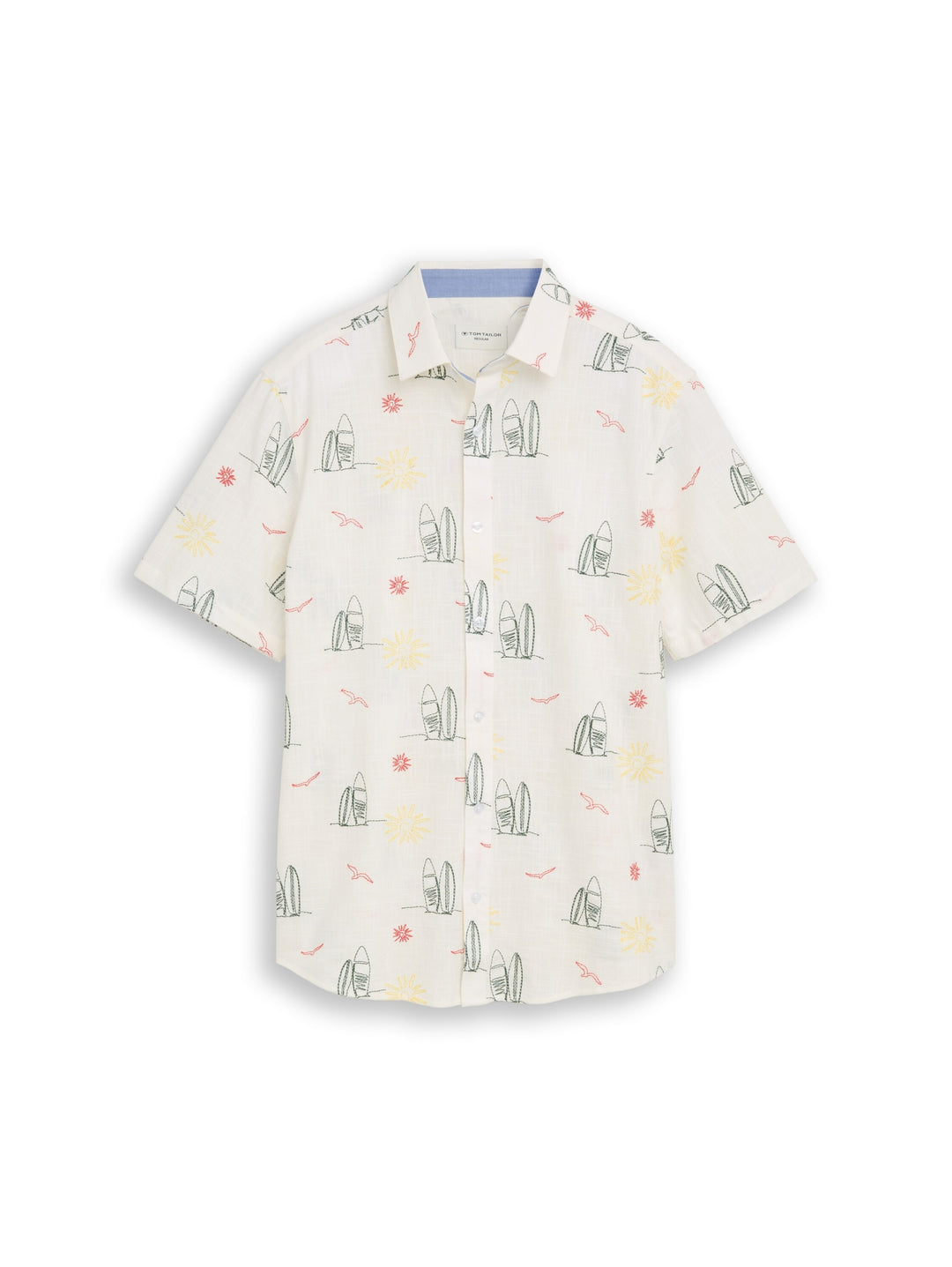 embroidered shirt, summer surf design 40513 Bild 1