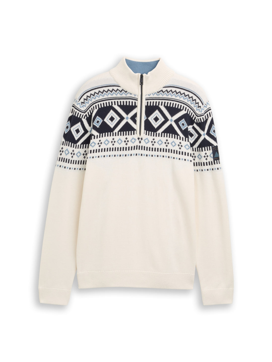 fair isle knit troyer, offwhite fair isle design 39122 Bild 1