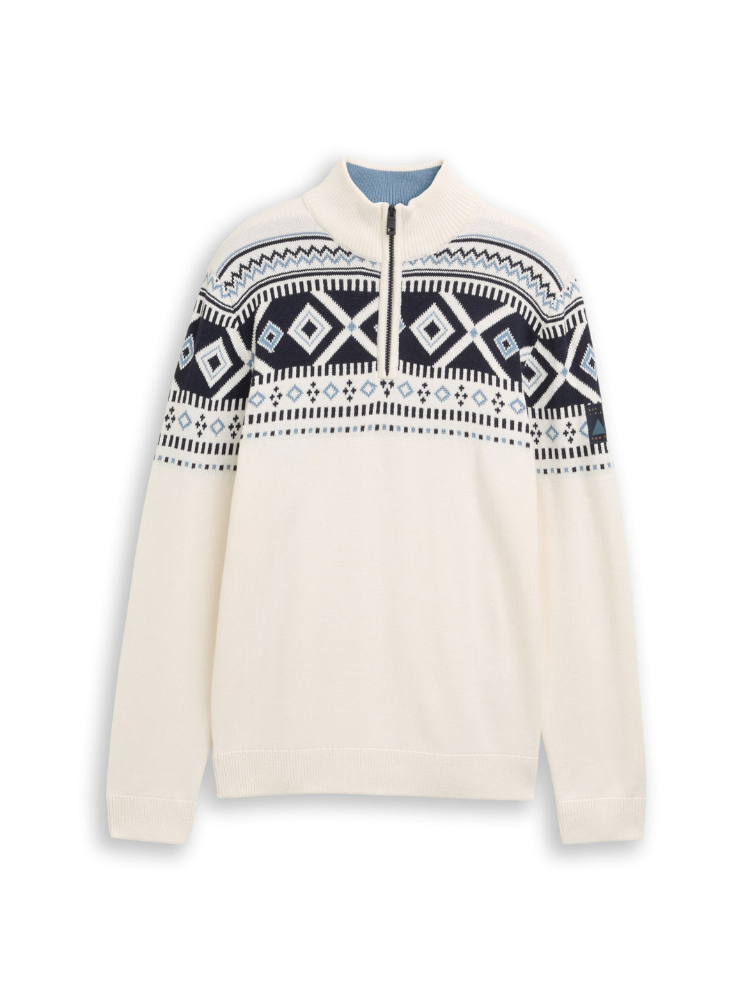 fair isle knit troyer, offwhite fair isle design 39122 Bild 1