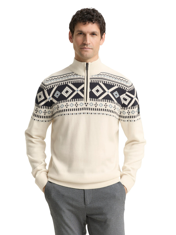 fair isle knit troyer, offwhite fair isle design 39122 Bild 5
