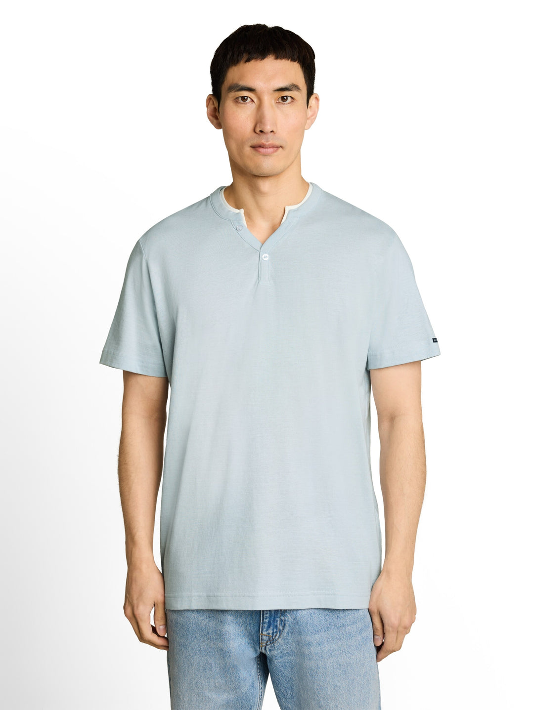 fine striped serafino, light blue fine stripe 40371 Bild 12