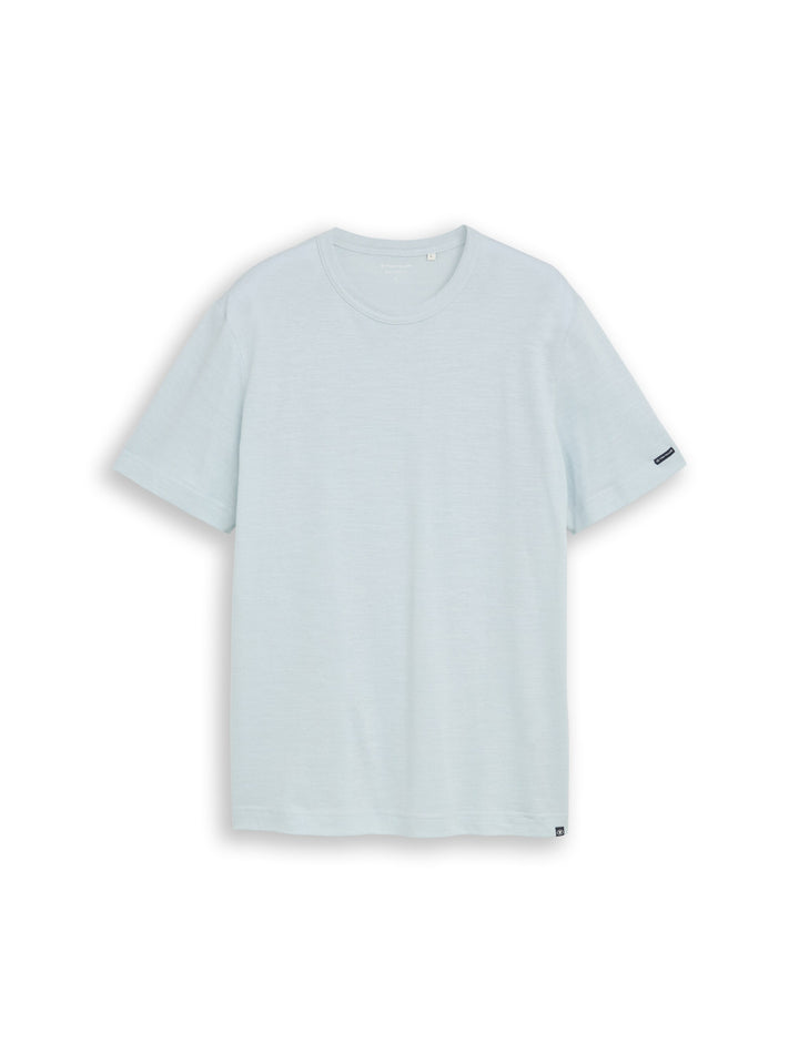 fine striped t-shirt, light blue fine stripe 40371 Bild 1