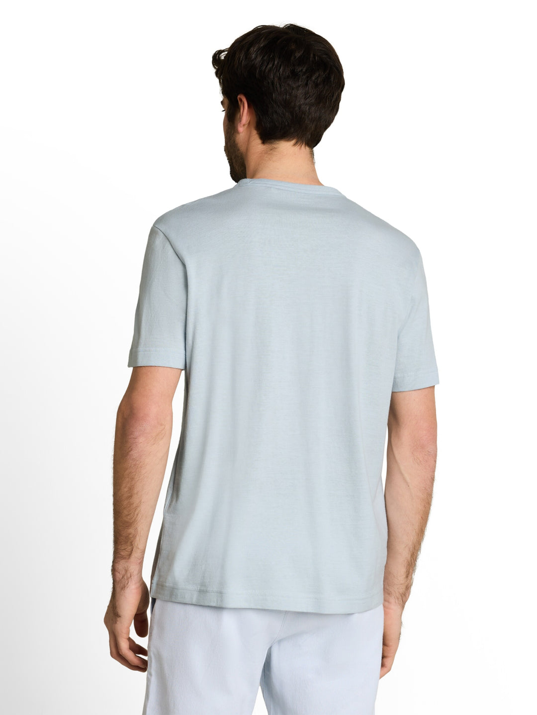 fine striped t-shirt, light blue fine stripe 40371 Bild 4