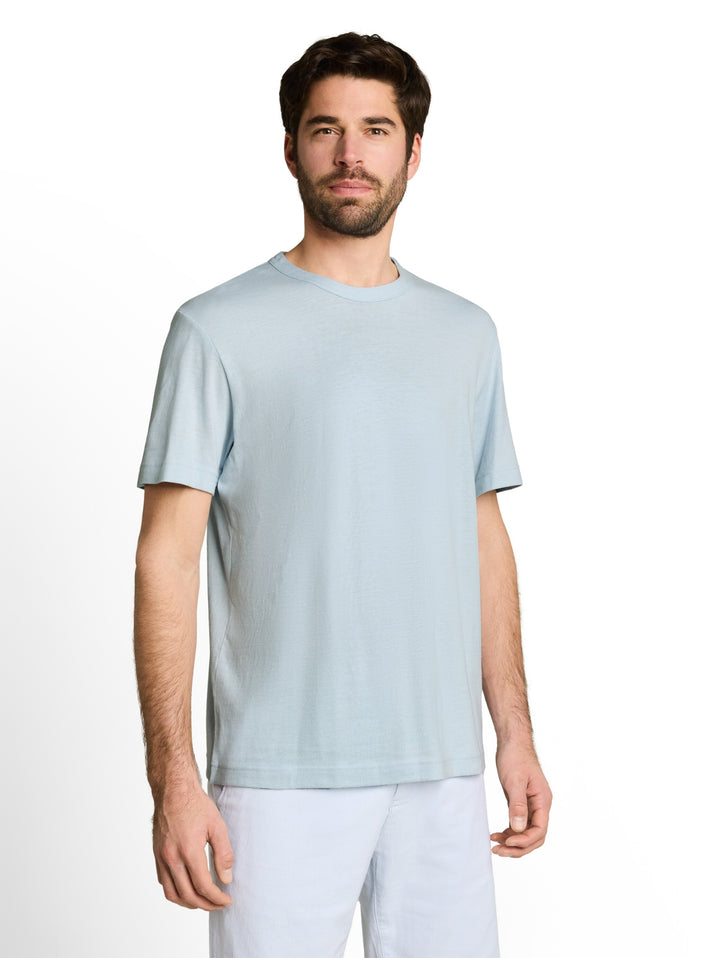 fine striped t-shirt, light blue fine stripe 40371 Bild 6