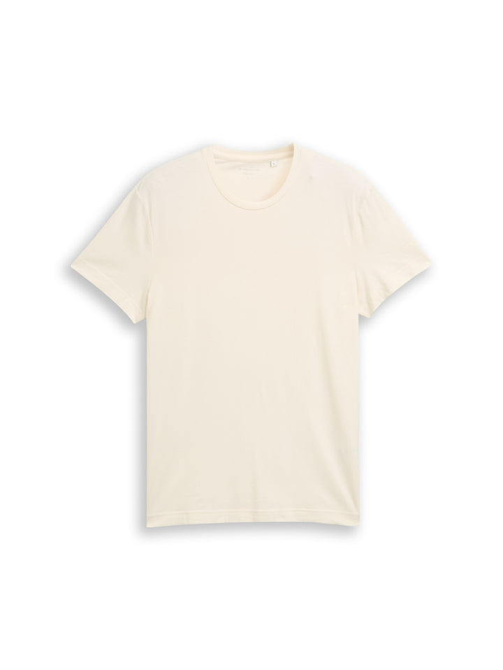 fitted basic t-shirt, Gardenia White 10348 Bild 1