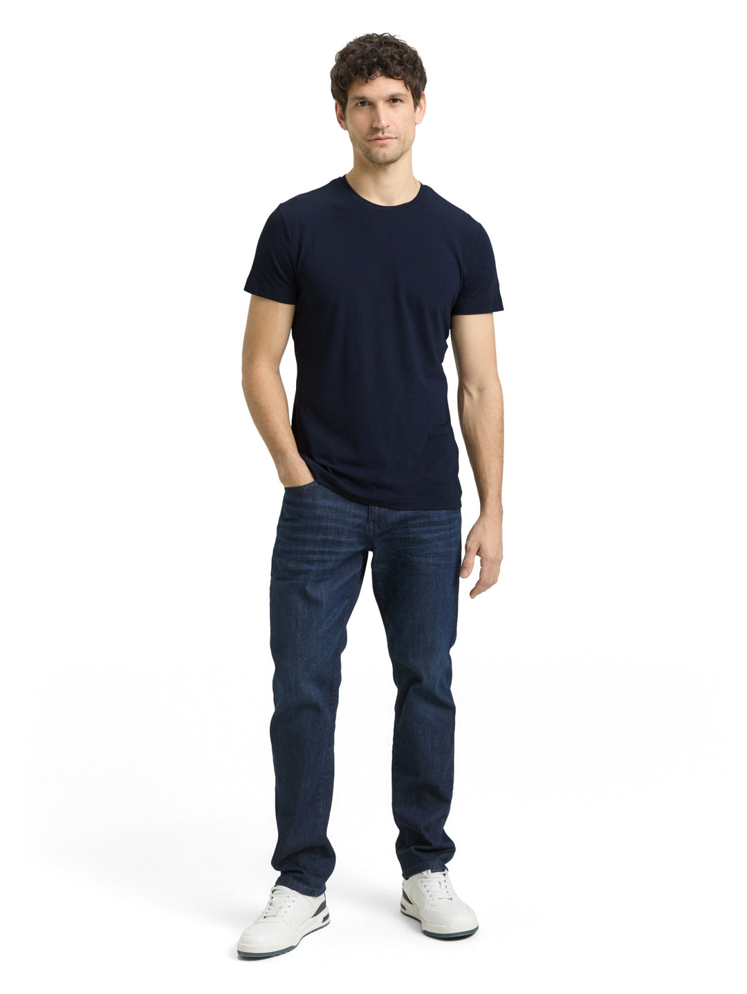 fitted basic t-shirt, sky captain blue 10668 Bild 3