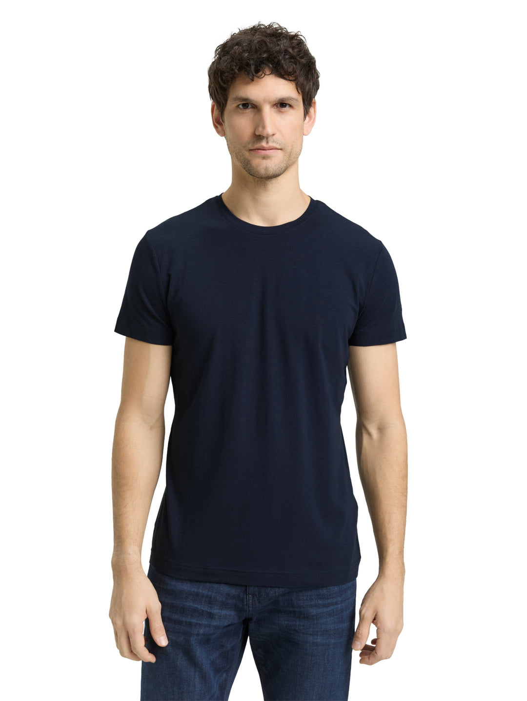 fitted basic t-shirt, sky captain blue 10668 Bild 5