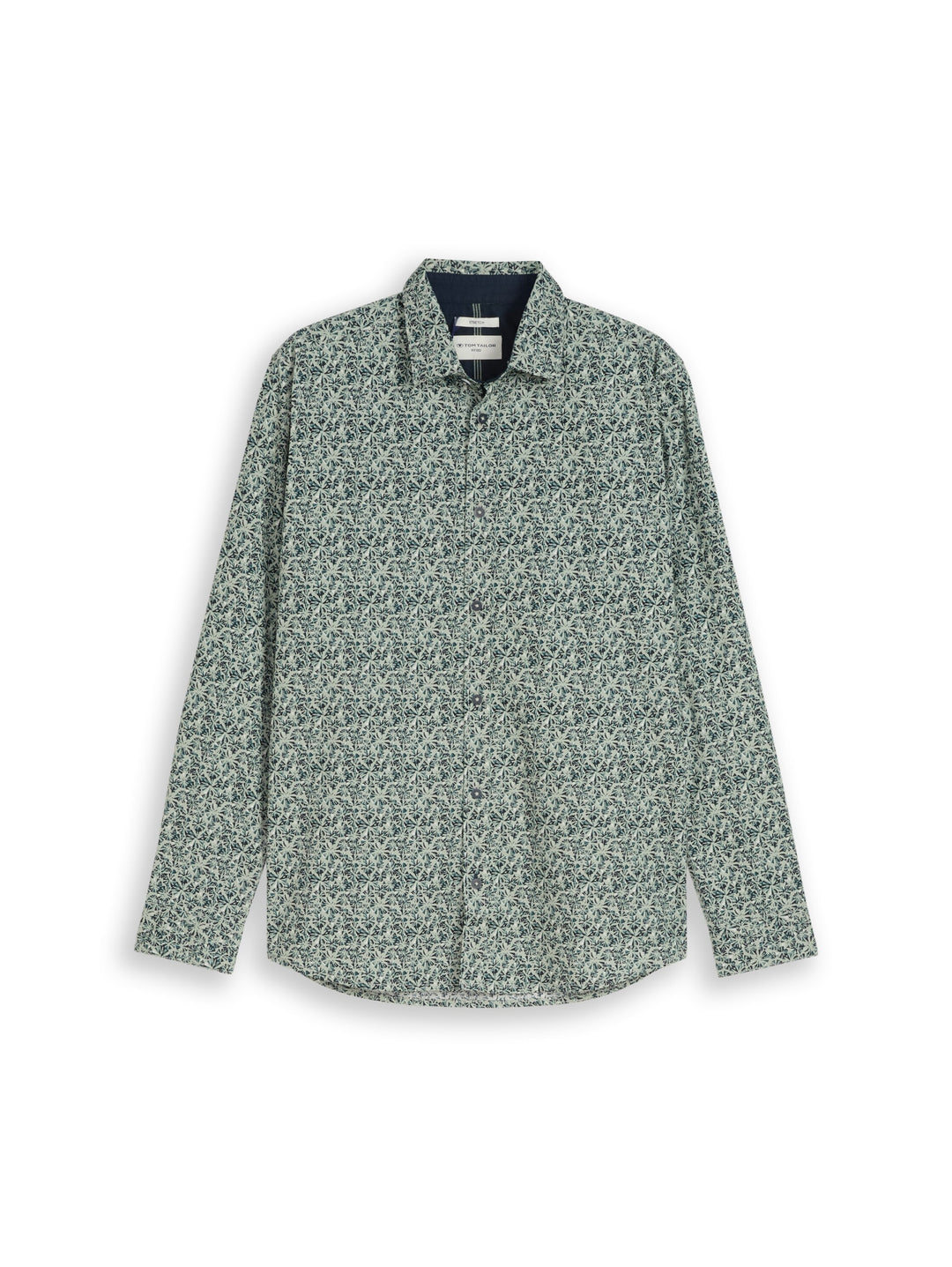 fitted printed shirt, mint round design 39484 Bild 1