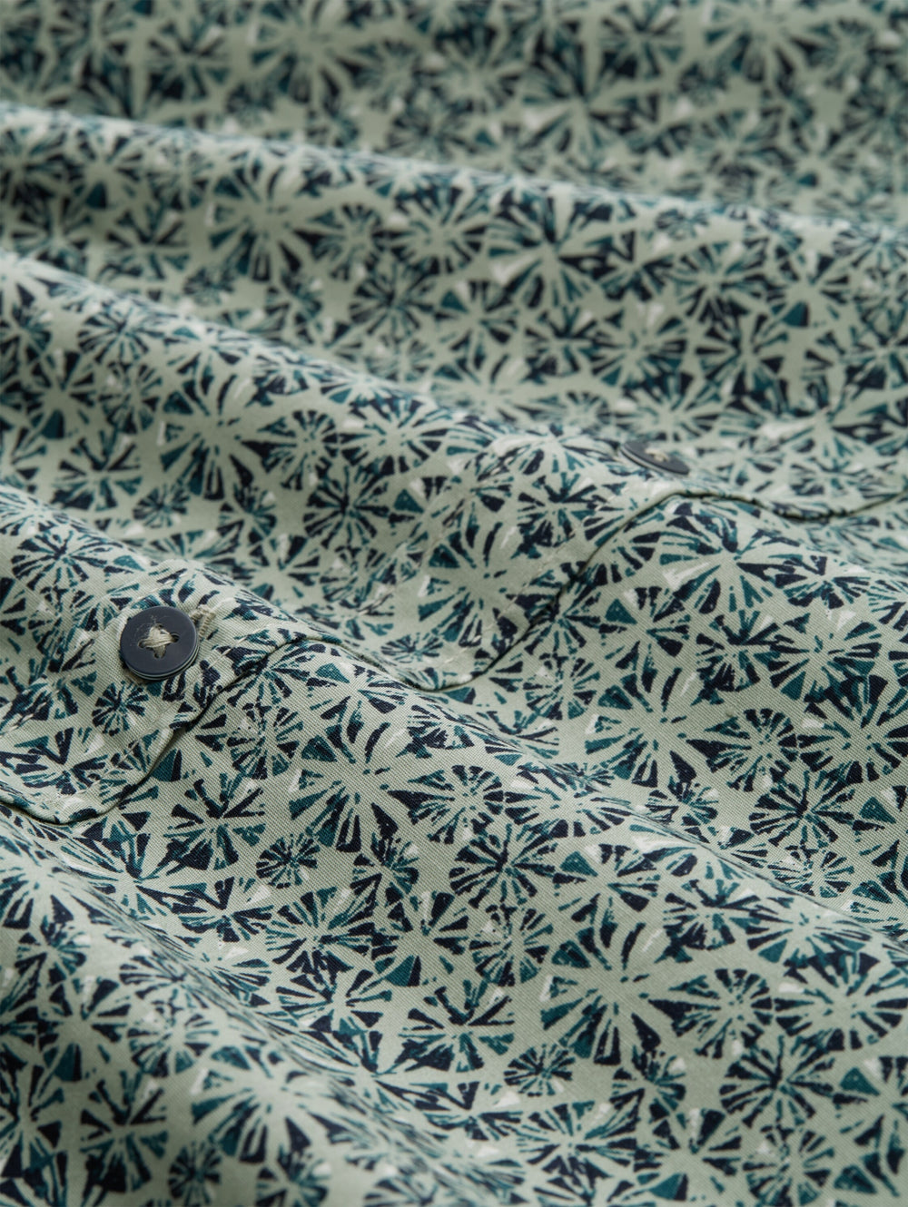 fitted printed shirt, mint round design 39484 Bild 2