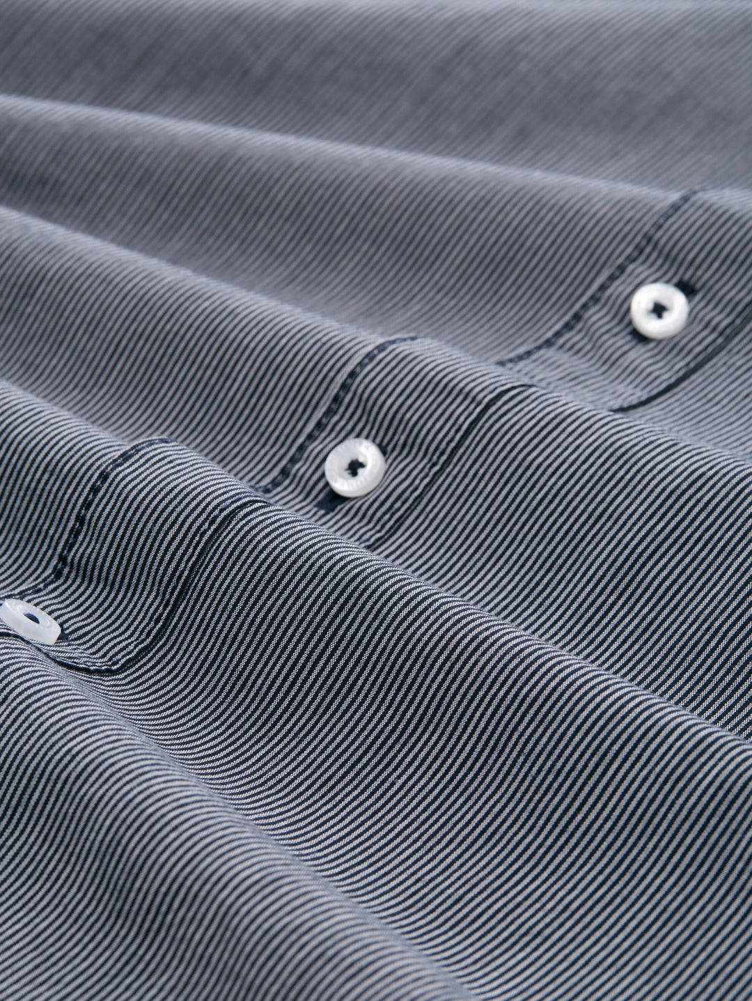 fitted striped shirt, dark navy stripe 38978 Bild 2