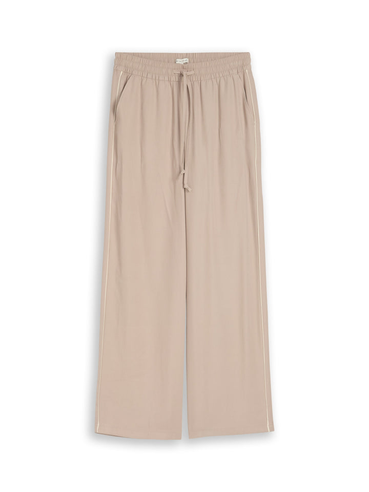 fluent loose fit wide leg pant, soft taupe grey 32208 Bild 1